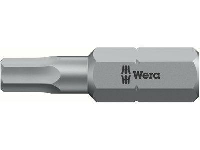 WERA BITS 840/1 Z HEX+ 7/32"X25 MM UNBRAKO 7/32" X 25MM