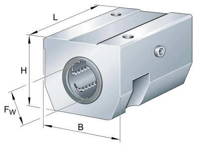 INA KTHK12-B-PP-AS LINEAR BALL BEARING AND HOUSING UNIT