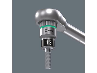 WERA 8790 HMC HF 1 ZYKLOP TOPNØGLEINDSATS-SÆT, MED HOLDEFUNKTION, 10 DELE