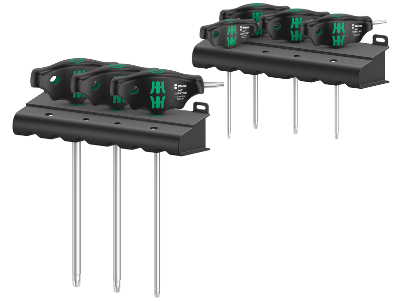 WERA 467/7 TORX® HF SET 1 T-NØGLE SÆT TORX® MED HOLDEFUNKTION 467/7 HF Set 1, 7 DELE