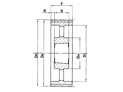 TIMING BELT PULLEY 80-14M-85MM