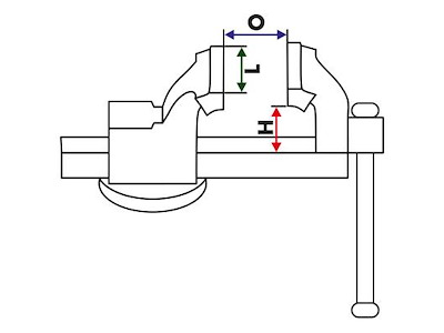 DIESELLA SKRUESTIK STØBT STÅL HEAVY-DUTY 125MM