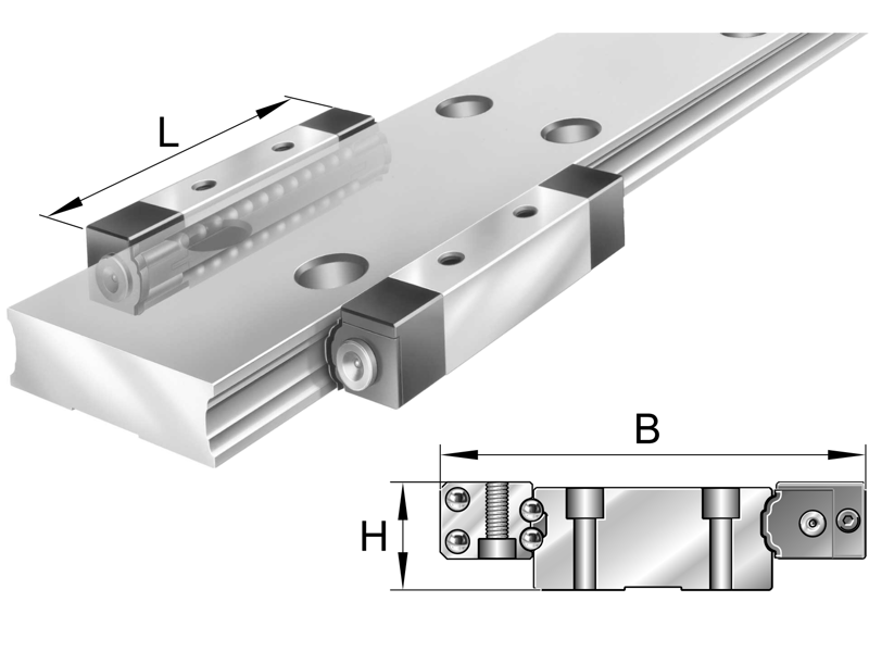 INA KUVS42-RRF-G3 LINEAR RECIRCULATING BALL BEARING UNIT