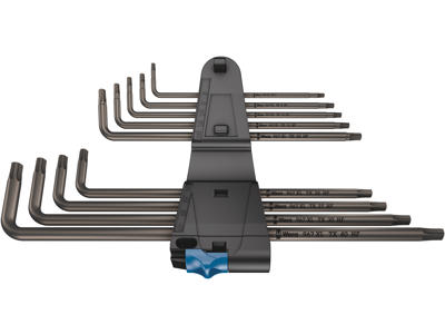 WERA VINKELNØGLESÆT MED HOLDEFUNKTION 967/9 TX XL HF 1, LANG, 9 DELE