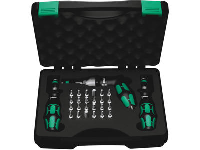 WERA KRAFTFORM MOMENTSKRUETRÆKKER-SÆT 0,3-6,0 NM 7440/41/42, 27 DELE