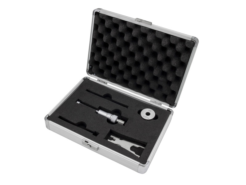 DIESELLA INDVENDIG 3-PUNKT MIKROMETER  10-12 MM INKL. FORLÆNGER OG KONTROLRING