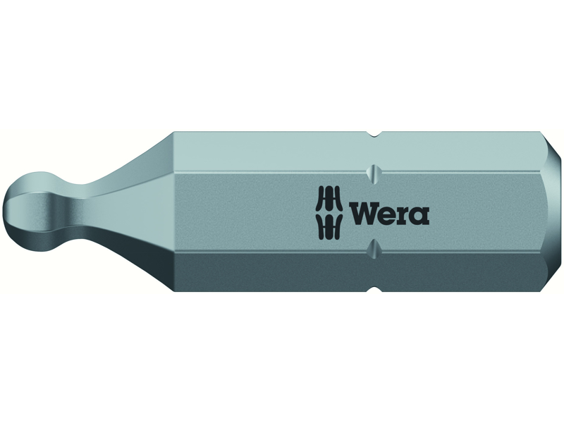 WERA BITS 842/1 Z KUGLE HEX 5,0 X 25 MM UNBRAKO 5 X 25 M/KUGLE