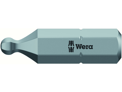 WERA BITS 842/1 Z KUGLE HEX 4,0 X 25 MM UNBRAKO 4 X 25 M/KUGLE