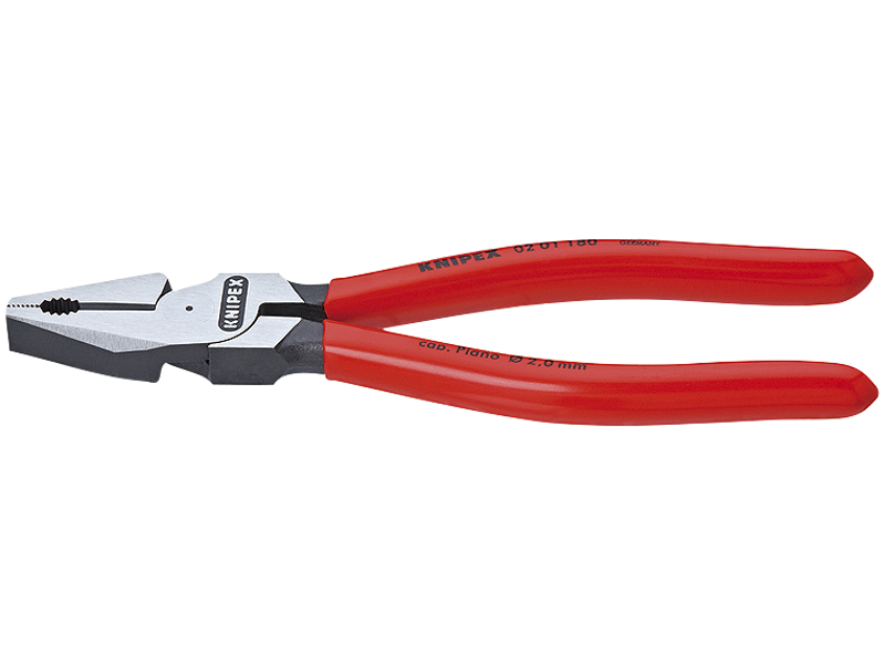 KNIPEX 02 01 180 KRAFT-KOMBINATIONSTANG 180 MM
