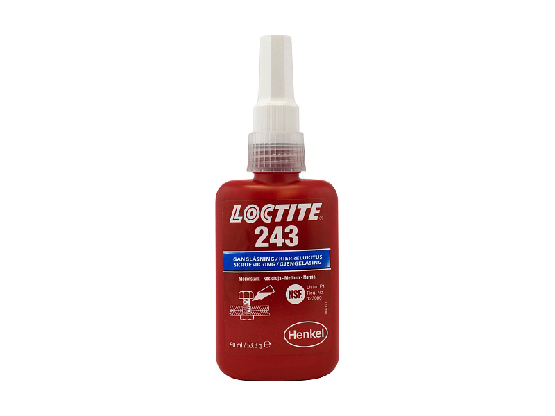 LOCTITE 243 50 ML  GEVINDSIKRING "MIDDEL STYRKE"