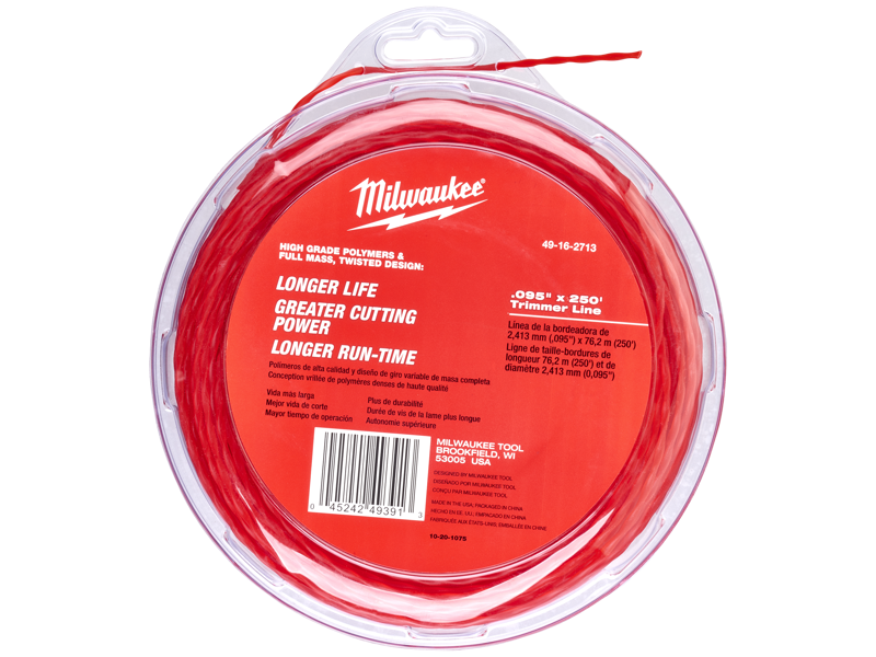 MILWAUKEE TRIMMERTRÅD 2,4 MM 76 M