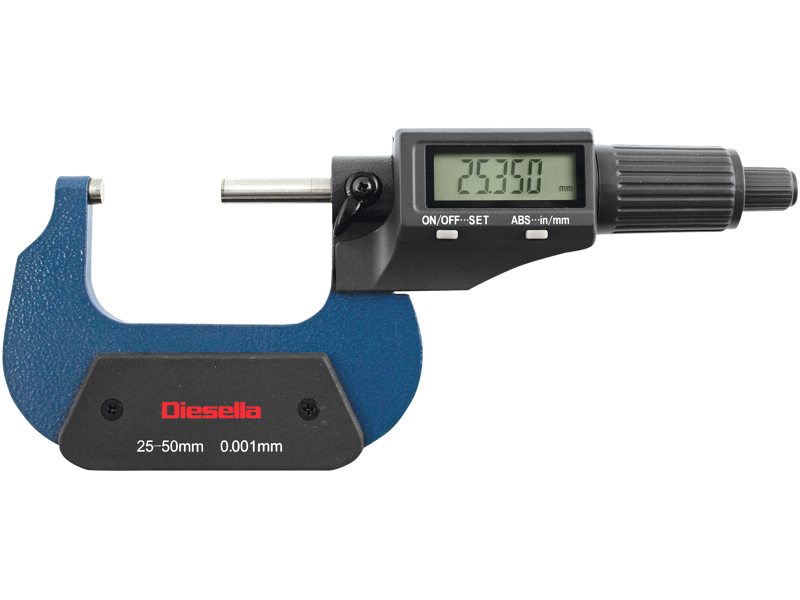 DIESELLA MIKROMETER DIGITAL 0-25MM