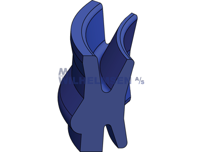 PNEUMATIC ROD SEAL 8X14X7 PU