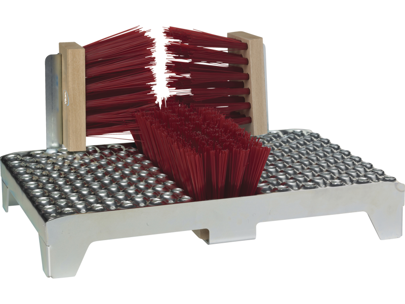 VIKAN STØVLERENSER NR 0810 460MM MED 3 BØRSTE PÅ STÅLRIST