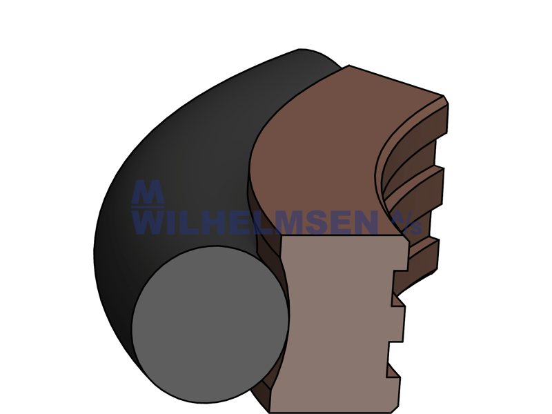 ROD SEAL 90X101X4.2 PTFE+BRONZE 