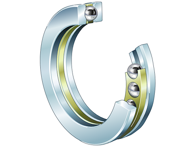 FAG 511/630-MP AXIAL DEEP GROOVE BALL BEARING