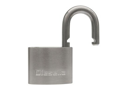 DIESELLA HÆNGELÅS 50MM RUSTFRIT STÅL