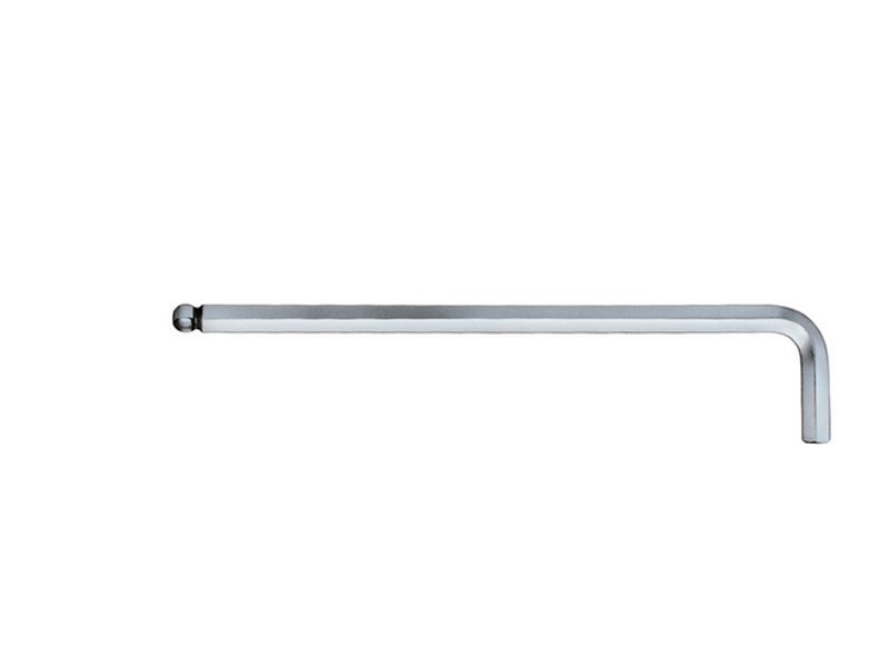 UNBRAKONØGLE LANG M/KUGLE  2,0MM DIN 911LG-D