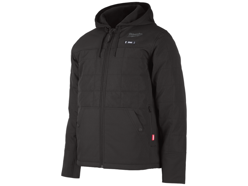 MILWAUKEE VARMEJAKKE HYBRID 3 TRIN SORT M12 HPJBL2-0 L