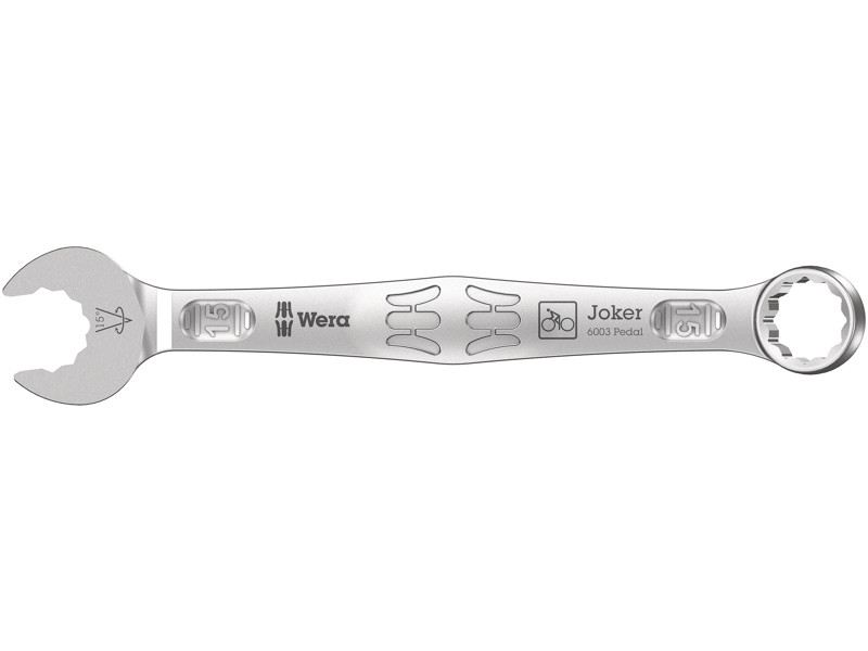 WERA 6003 JOKER PEDAL RINGGAFFELNØGLE, 15 X 174 MM