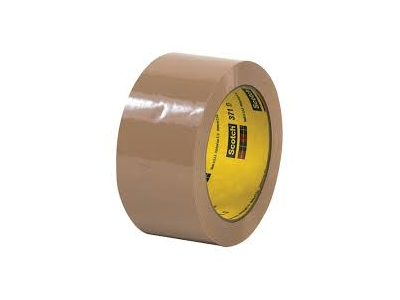 3M SCOTCH BRUN PAKKETAPE 37150BR 50MM 50MM X 66 MTR.