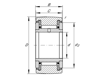 INA NATR35-PP-A YOKE TYPE TRACK ROLLER