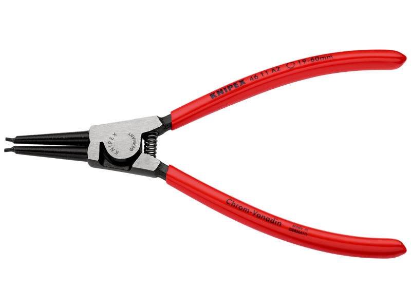 KNIPEX 46 11 A2 LÅSERINGSTANG UDV. Ø19-60 180 MM