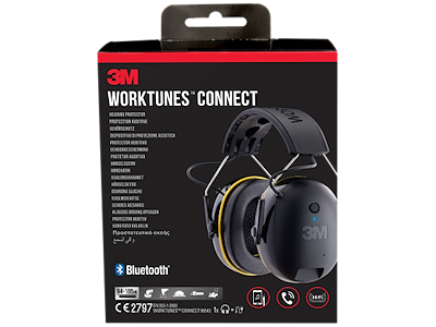 3M WORKTUNES CONNECT HØREVÆRN M/BLUETOOTH, 90543EC1