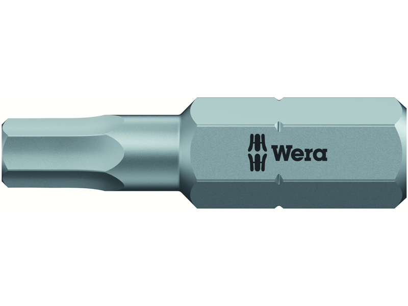 WERA BITS 840/1 Z BO.HEX+ 5,0 X 25 MM UNBRAKO 5 X 25 M/HUL