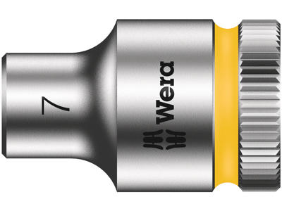 WERA ZYKLOP-TOPPE MED 3/8"-TILSLUTNING 8790 HMB, 7 X 29 MM