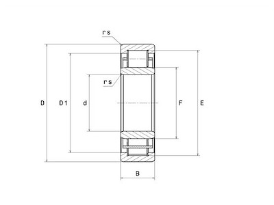 NTN CYLINDRISK RULLELEJE 60X130X31