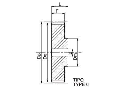 TIMING BELT PULLEY 19-XXH-500