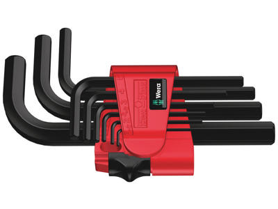 WERA VINKELNØGLESÆT 950/9 Hex-Plus 7, METRISK, BLACKLASER, 9 DELE