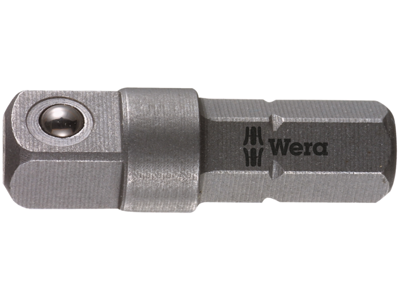 WERA ADAPTOR 870/1 1/4"6KTX1/4"4KT 25MM 1/4" X 25MM 