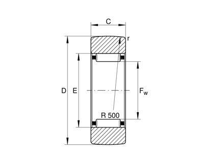 INA RSTO8-TV YOKE TYPE TRACK ROLLER
