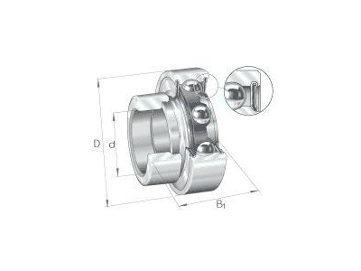 INA RAL012-NPP-FA106 RADIAL INSERT BALL BEARING