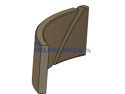 FØRINGSBÅND 125X130X15 PHENOLIC FØRINGSBÅND PHENOLIC