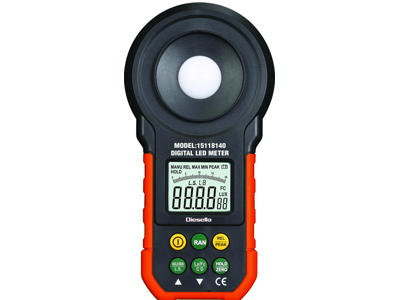 DIESELLA DIGITAL LUXMETER FOR MÅLING AF ALM. LYS- OG LED 