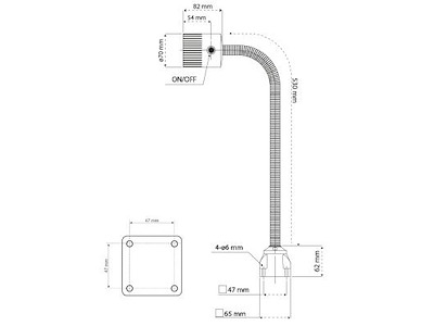 DIESELLA WORKPRO BRAVO MASKINLY 530MM M/SVANEHALS 230V