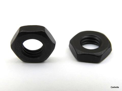 HEXAGON NUT CL. 4  M24X2 BLACK (DIN 439B)