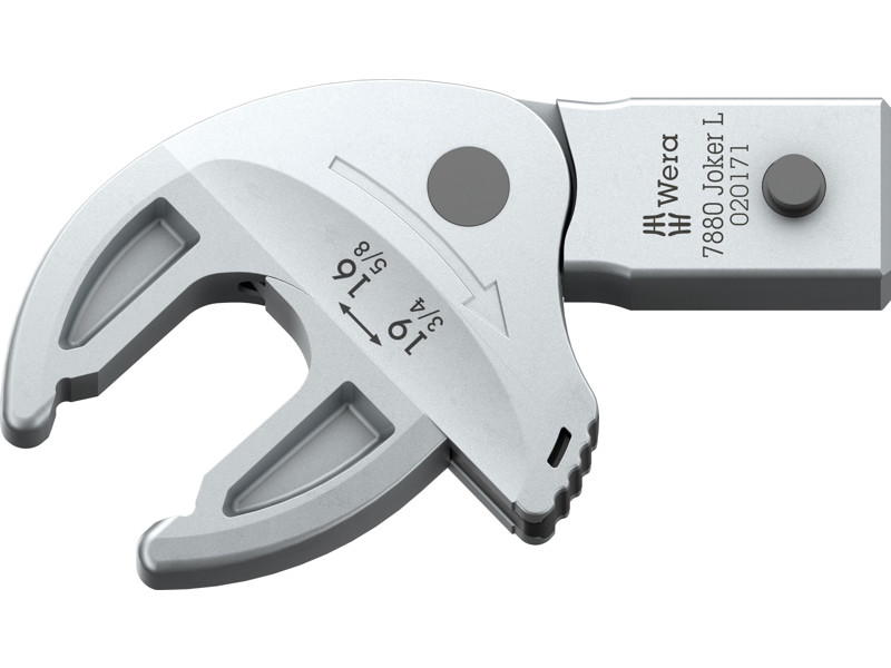 WERA SELVJUSTERENDE INDSTIKS-GAFFELNØGLE TIL NØGLESTØRRELSE 16-19 MM 7880 Joker L, 14X18MM