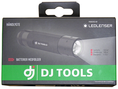 LEDLENSER HÅNDLYGTE TT 503143 240LUMEN IPX6 F/3XAAA BATT.