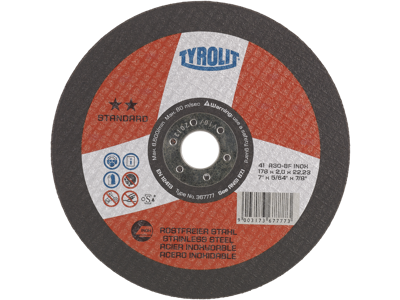 SKÆRESKIVE 178X1,6X22,2 INOX PLAN  STANDARD