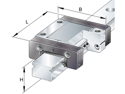 INA KWEM05-C-V0-G2 RECIRCULATING BALL BEARING CARRIAGE