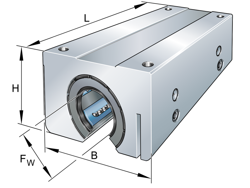 INA KTSO25-PP-AS LINEAR BALL BEARING AND HOUSING UNIT