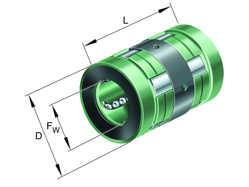 INA KN20-B-PP LINEAR BALL BEARING