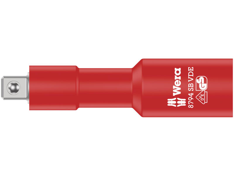 WERA ZYKLOP-FORLÆNGERLED 8794 SB VDE, ISOLERET, KORT, 3/8", 3/8" X 91 MM