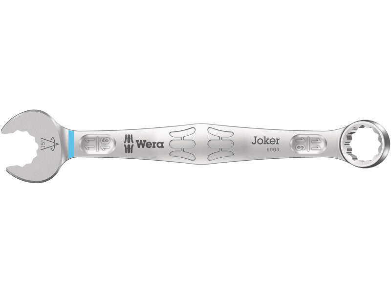 WERA 6003 JOKER RINGGAFFELNØGLE, TOMMEMÅL, 11/16" X 210 MM