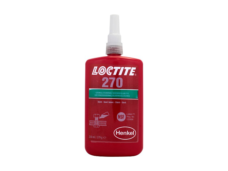 LOCTITE 270 250 ML GEVINDSIKRING "HØJ STYRKE" 