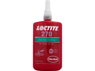 LOCTITE 270 250 ML GEVINDSIKRING "HØJ STYRKE" 